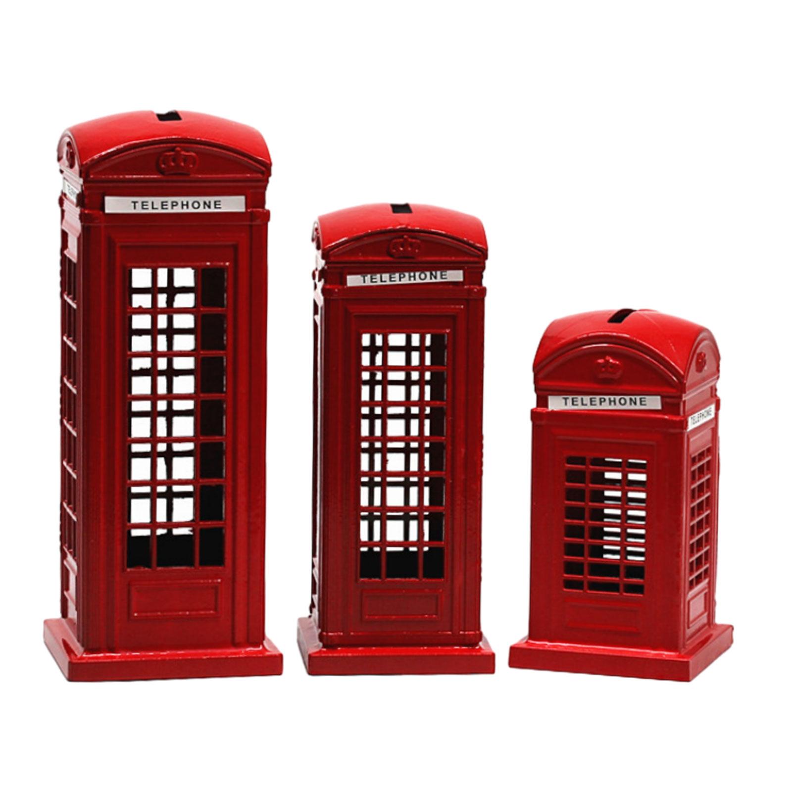 Kids Education Money - Telephone Booth Piggy Bank Telephone Booth