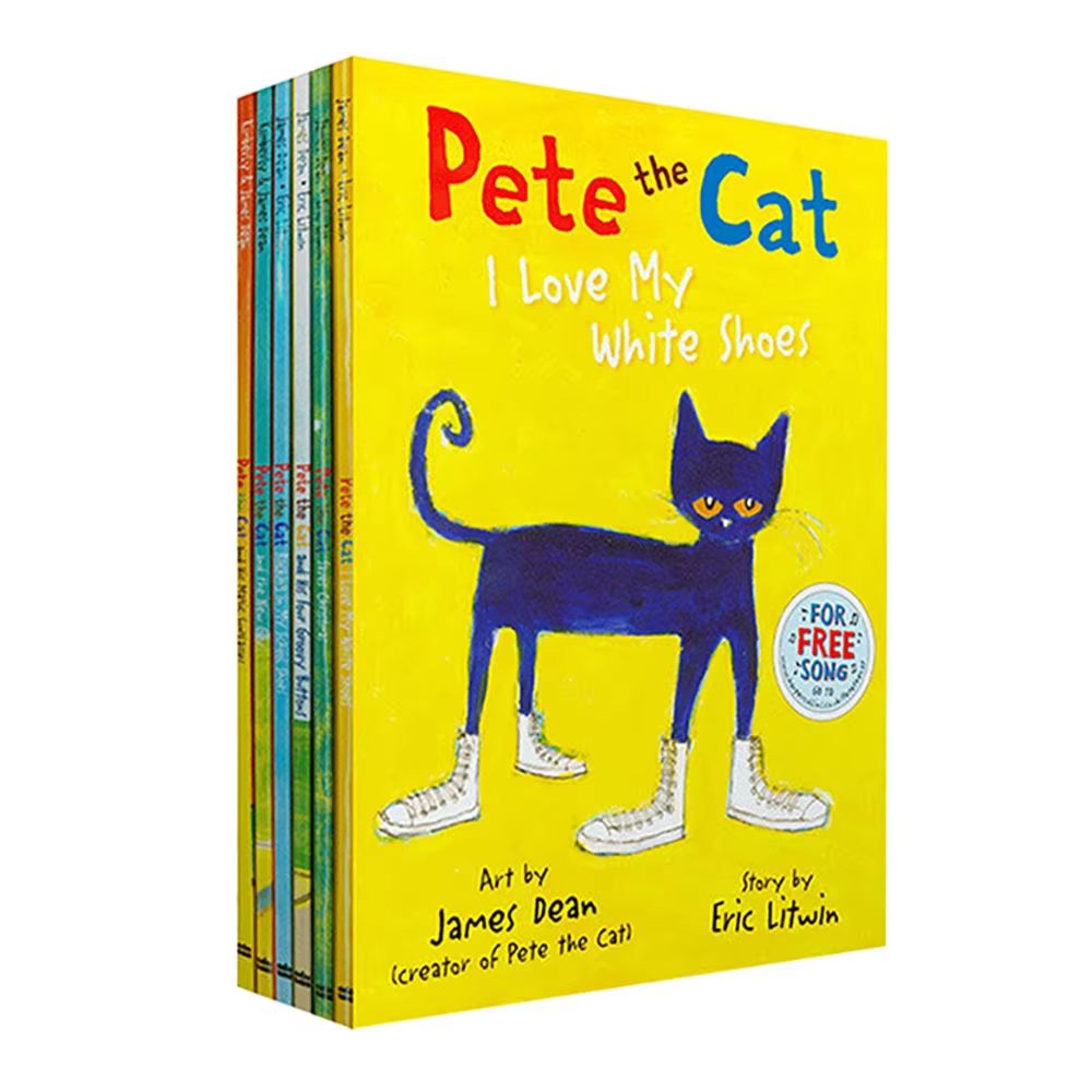 English Kids Education - Pete The Cat Picture Books Kids