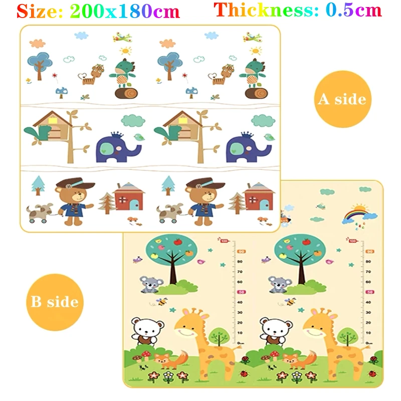 200cm X180cm Large Size Baby P - Kids Education Allowance 评论和价格