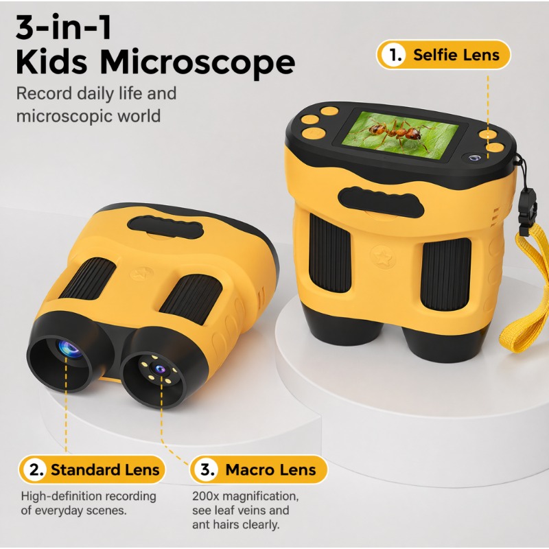 4K 1000X Microscope Camera Dig - Kids Education News 评论和价格