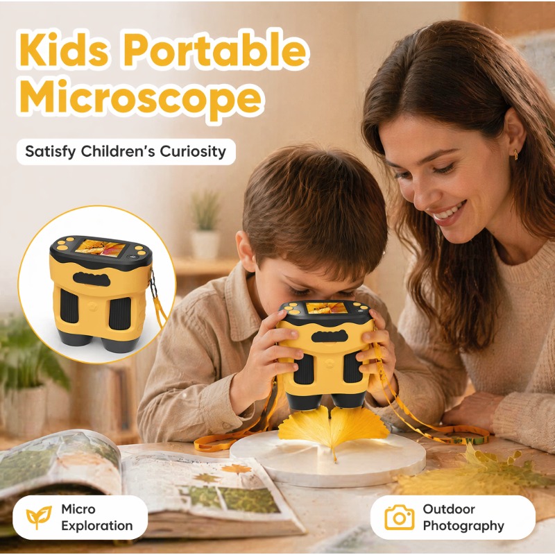 4K 1000X Microscope Camera Dig - Kids Education News 评论和价格