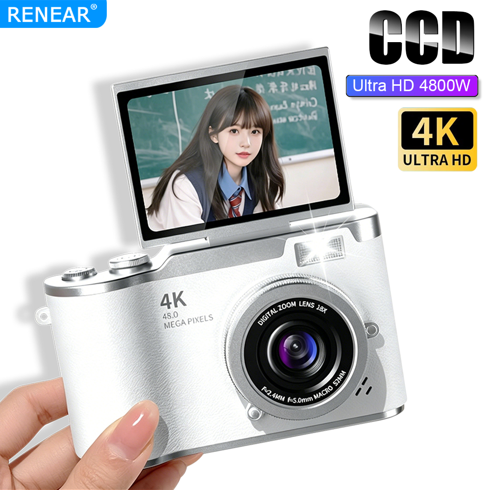 Portable 4K CCD Digital Camera - Kids Education News 评论和价格