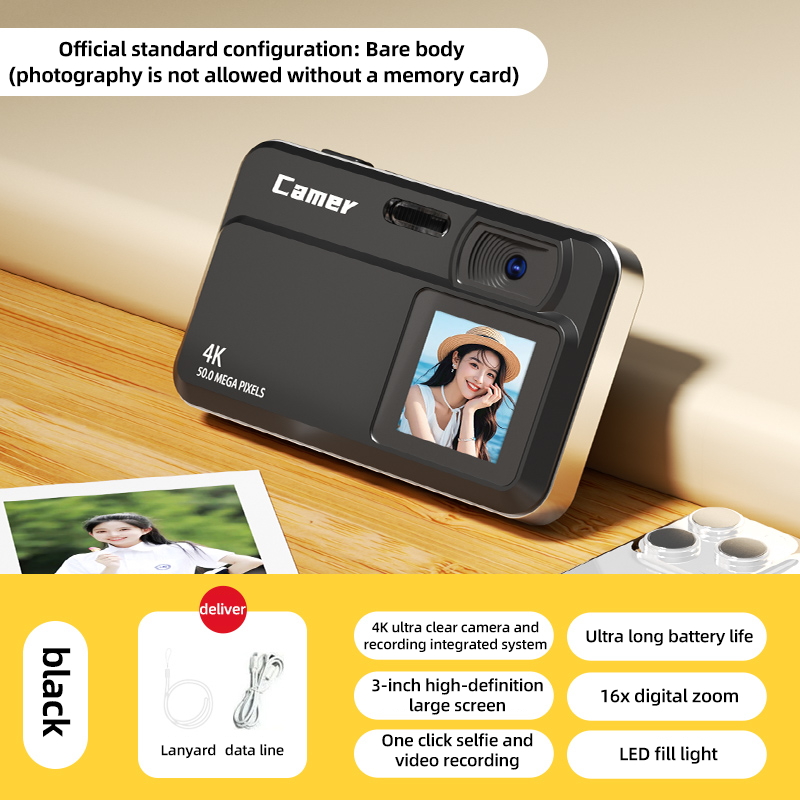 4K Digital Camera 16x Zoom Cam - Kids Education News 评论和价格