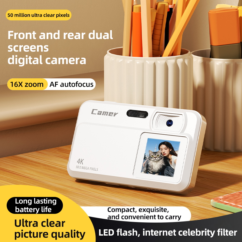 4K Digital Camera 16x Zoom Cam - Kids Education News 评论和价格