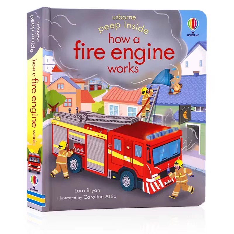 Usborne Peep Inside How A Fire - English Kids Education 评论和价格
