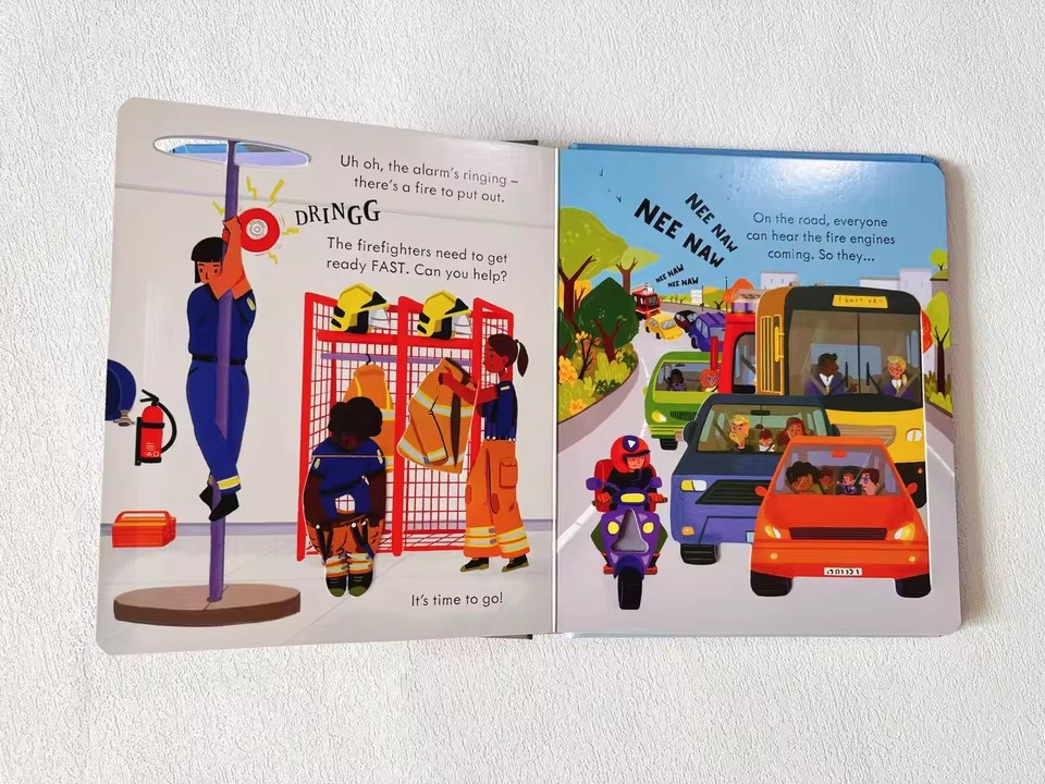 Usborne Peep Inside How A Fire - English Kids Education 评论和价格