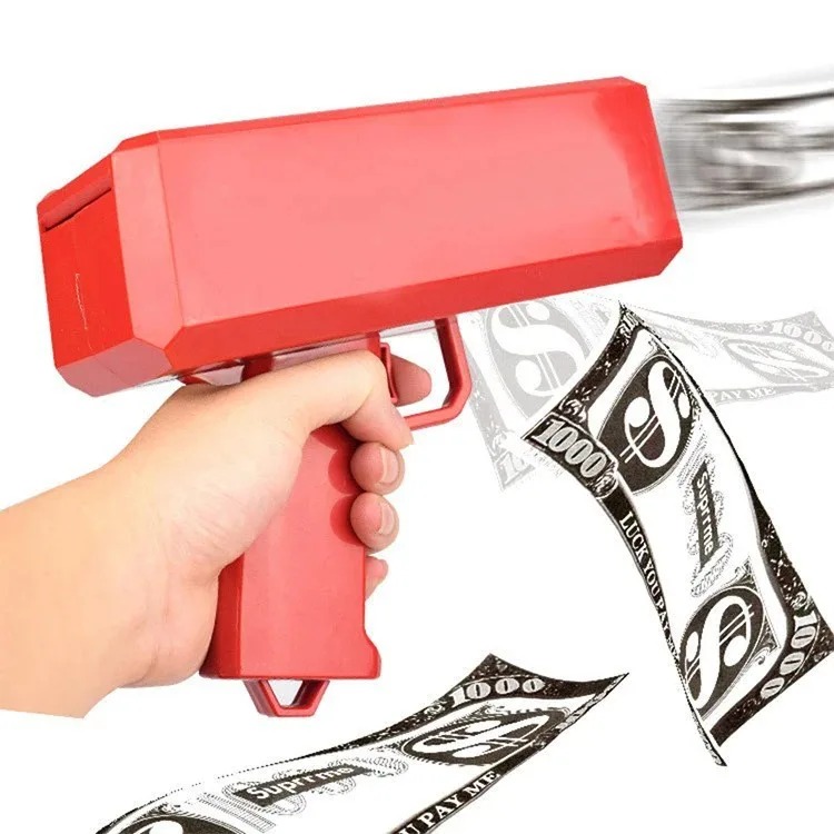 Shoot Money Gun Toy Funny Part - Kids Education Money 评论和价格