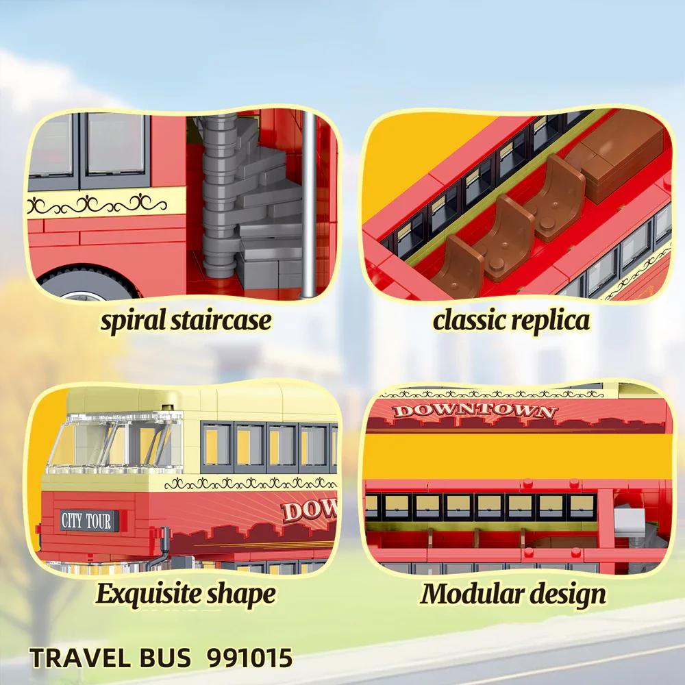 642 Pcs Germany Double-Decker  - Kids Education In Germany 评论和价格