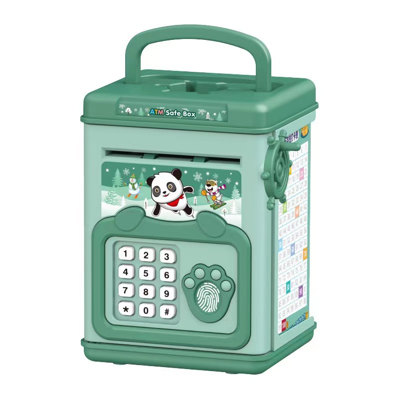 Money Box with Fingerprint Pig - Kids Education Money 评论和价格