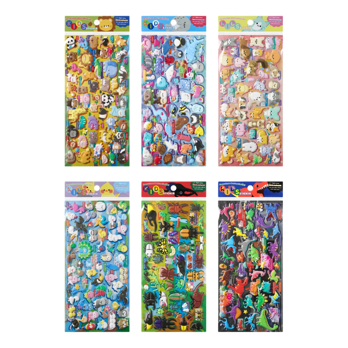 ot Sale 3D Kawaii Label Animal - Kids Education Charts 评论和价格