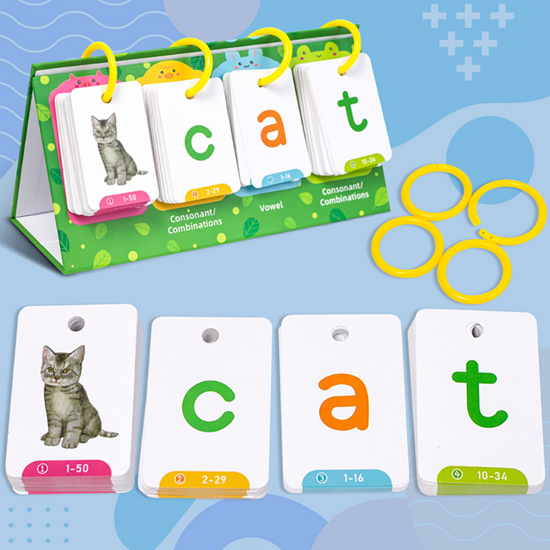 Kids CVC Words Flashcards Phon - Kids Education Charts 评论和价格