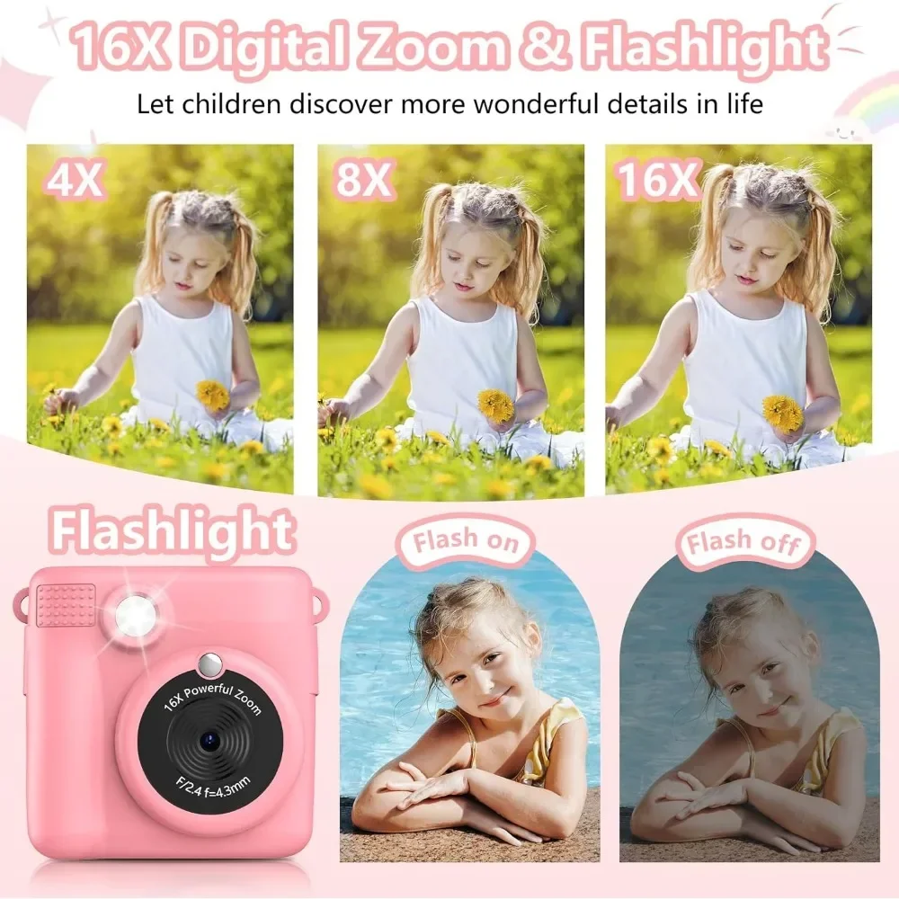 Instant Print Camera for Kids, - Kids Education News 评论和价格