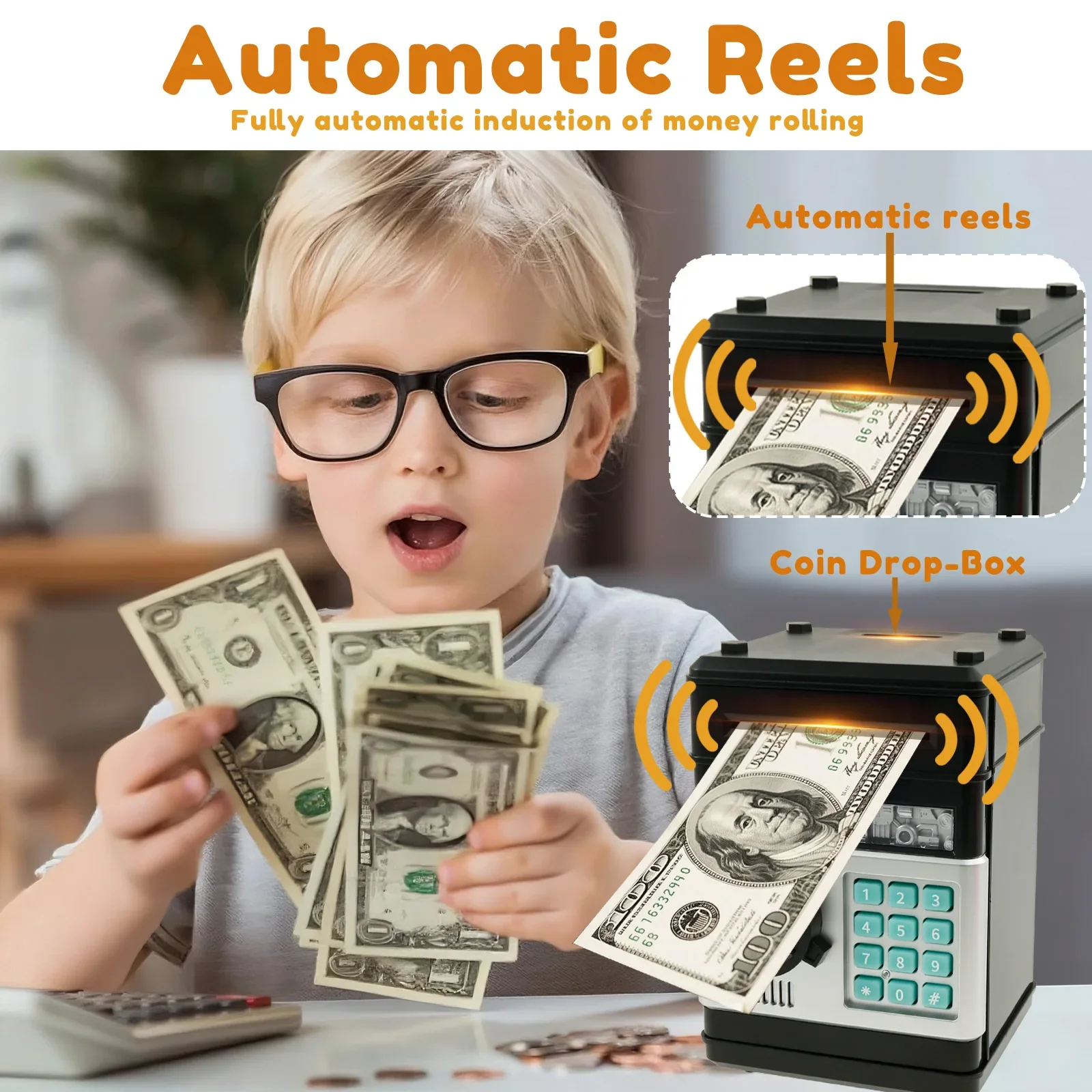 Electronic Password Money Bank - Kids Education Money 评论和价格