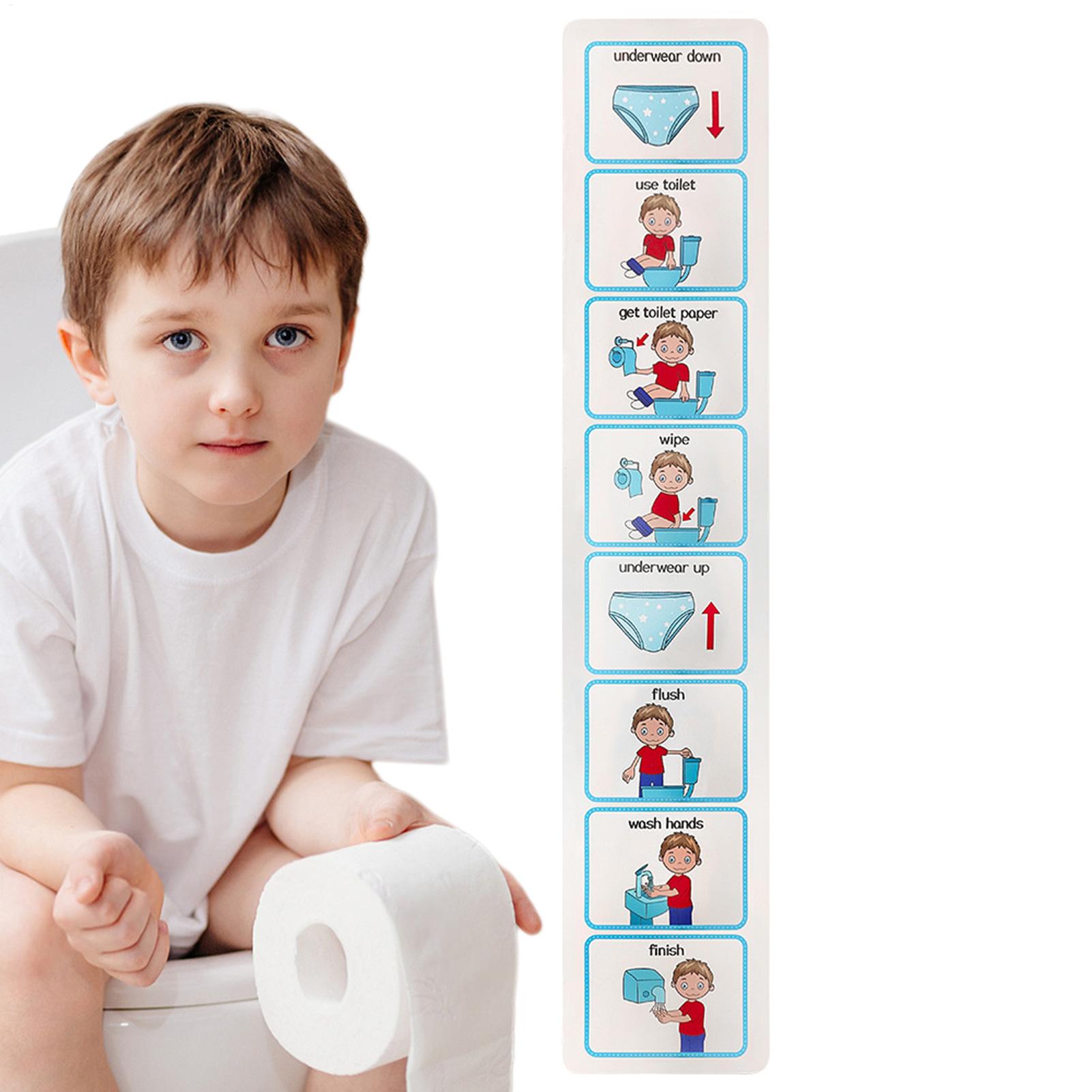 Potty Training Visual Schedule - Kids Education Charts 评论和价格