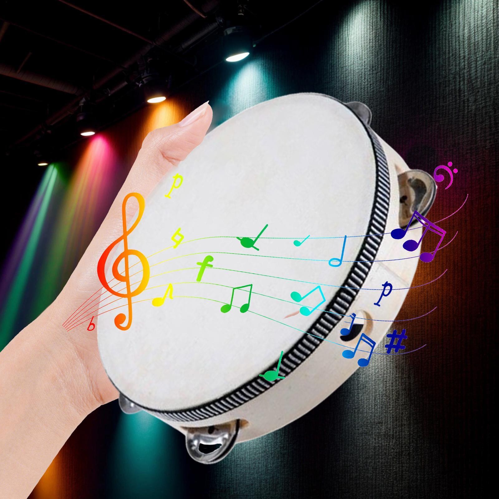 Tambourine For Kids 6 Inch Han - Kids Education And Recreation 评论和价格