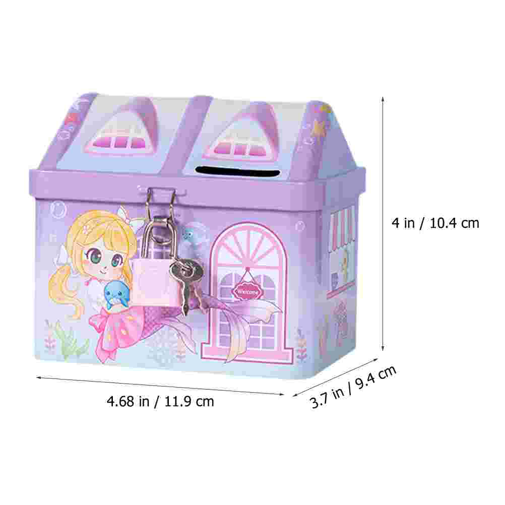Mermaid Piggy Bank Money Jar C - Kids Education Money 评论和价格