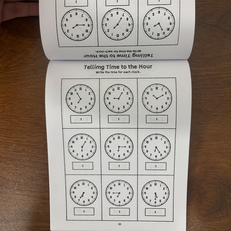 Telling Time Workbook for Kids - English Kids Education 评论和价格