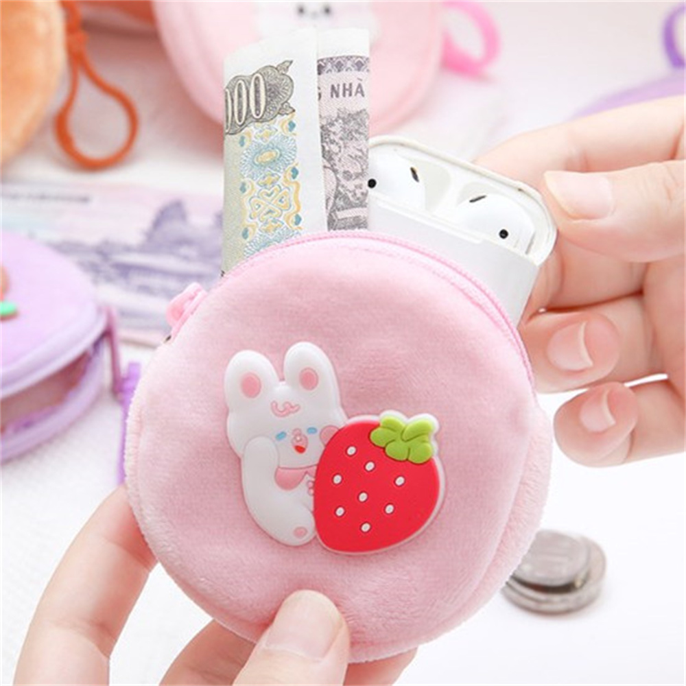 Cartoon Plush Coin Purse Girls - Kids Education Money 评论和价格